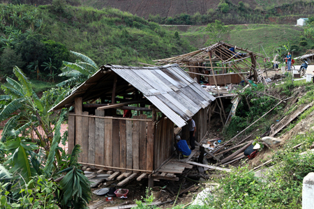 Mưa to gây ngập úng tại Mường La ảnh 1
